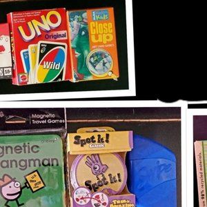 4 Card games, travel games for the family